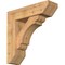 Ekena Millwork Olympic Slat Smooth Bracket w/ Offset Brace, Western Red Cedar, 7 1/2"W x 26"D x 26"H BKT0806X26X26OLY06SWR - alternate 1